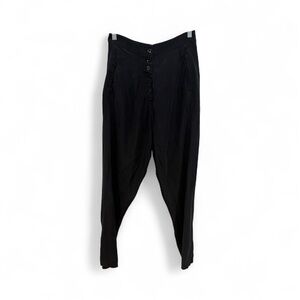 Scanlan Theodore black silk blend pants 4